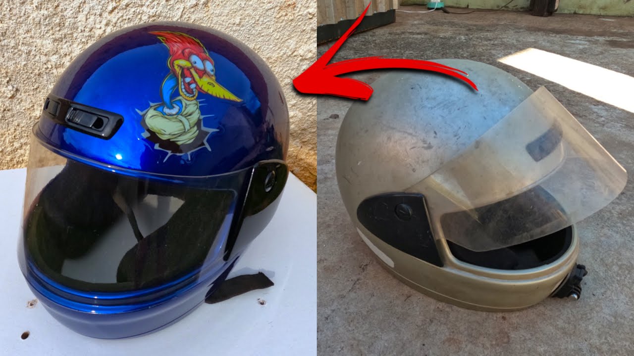 Restauração de um capacete / vídeo completo