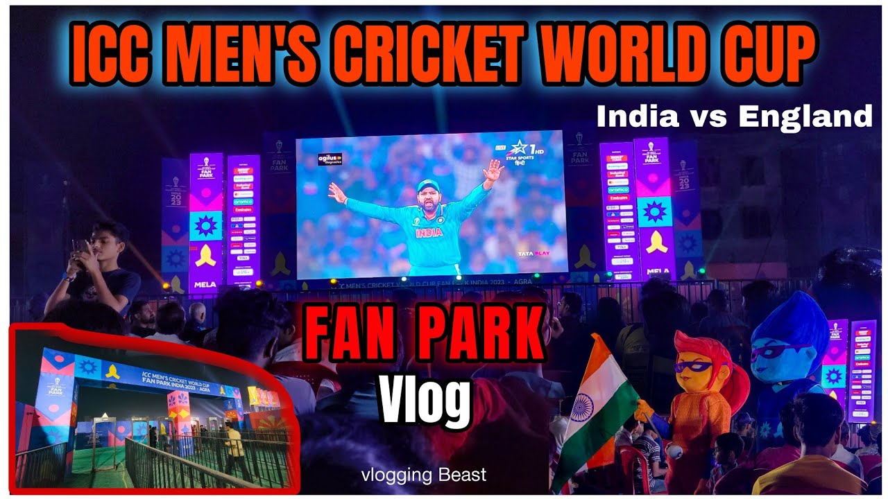 Icc Men's Cricket World Cup Match 2023 | Fan Park in Agra GIC Ground | Full Masti With My friends