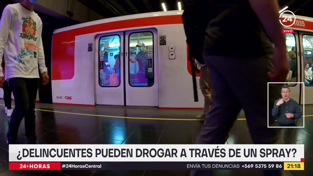 ¿Delincuentes pueden drogar a través de un spray? | 24 Horas TVN Chile