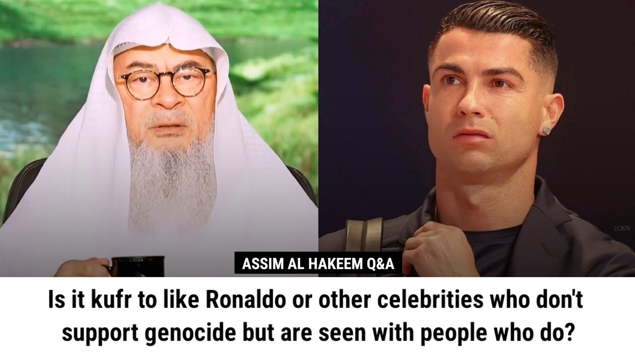 Is it kufr to like Ronaldo or celebrities who don't support genocide but seen with people who do?