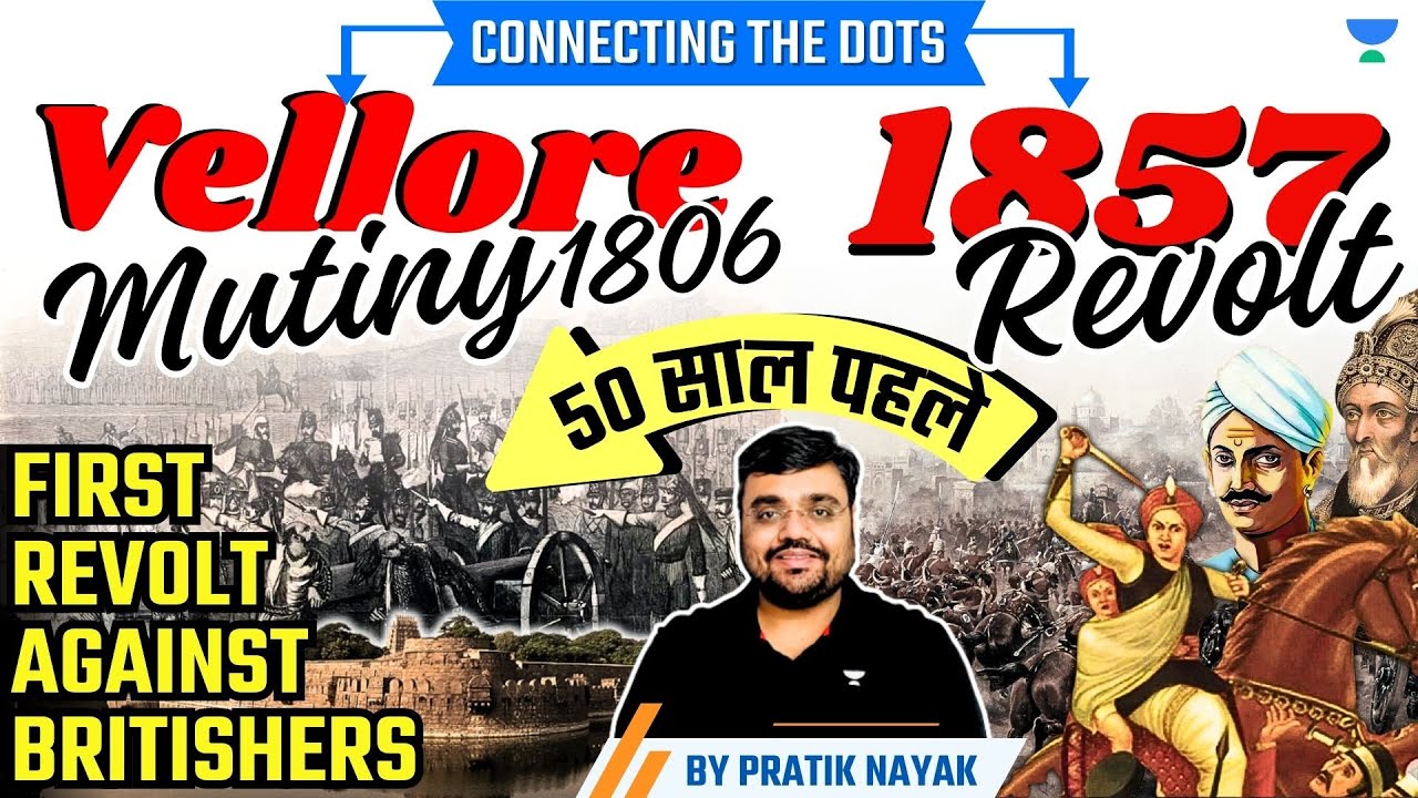 Vellore Mutiny 1806: Prelude to 1857 Revolt? | Modern History UPSC | Pratik Nayak