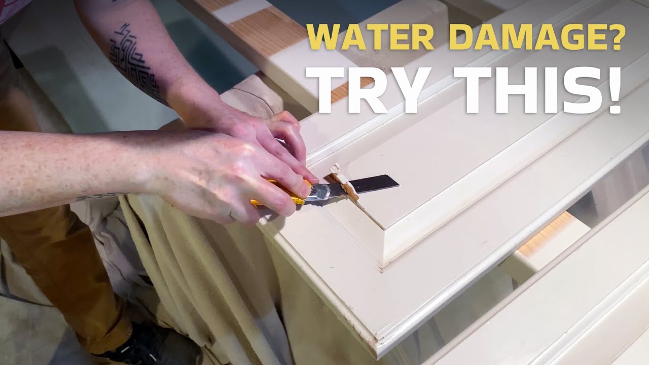 Super Easy Fix for Water Damage on MDF!