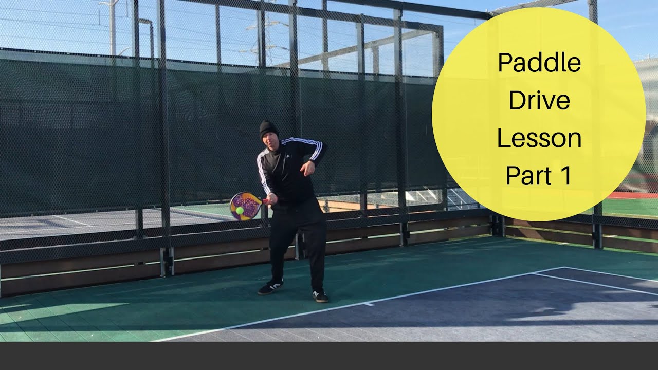 Platform Tennis Drive Lesson - Part 1