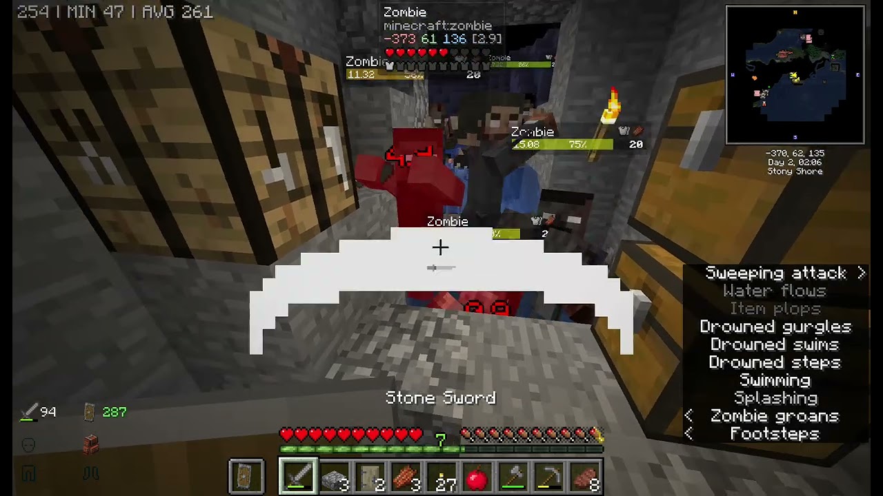 Minecraft - Zombie Invade 100 Days (No Commentary Gameplay) Day 1-4