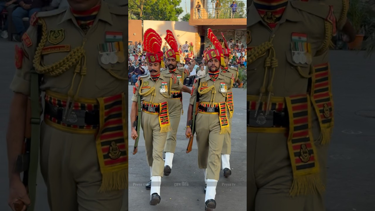 Thousands Left Amazed by the Incredible India&ndash;Bangladesh Border Parade! 🇮🇳🇧🇩🔥