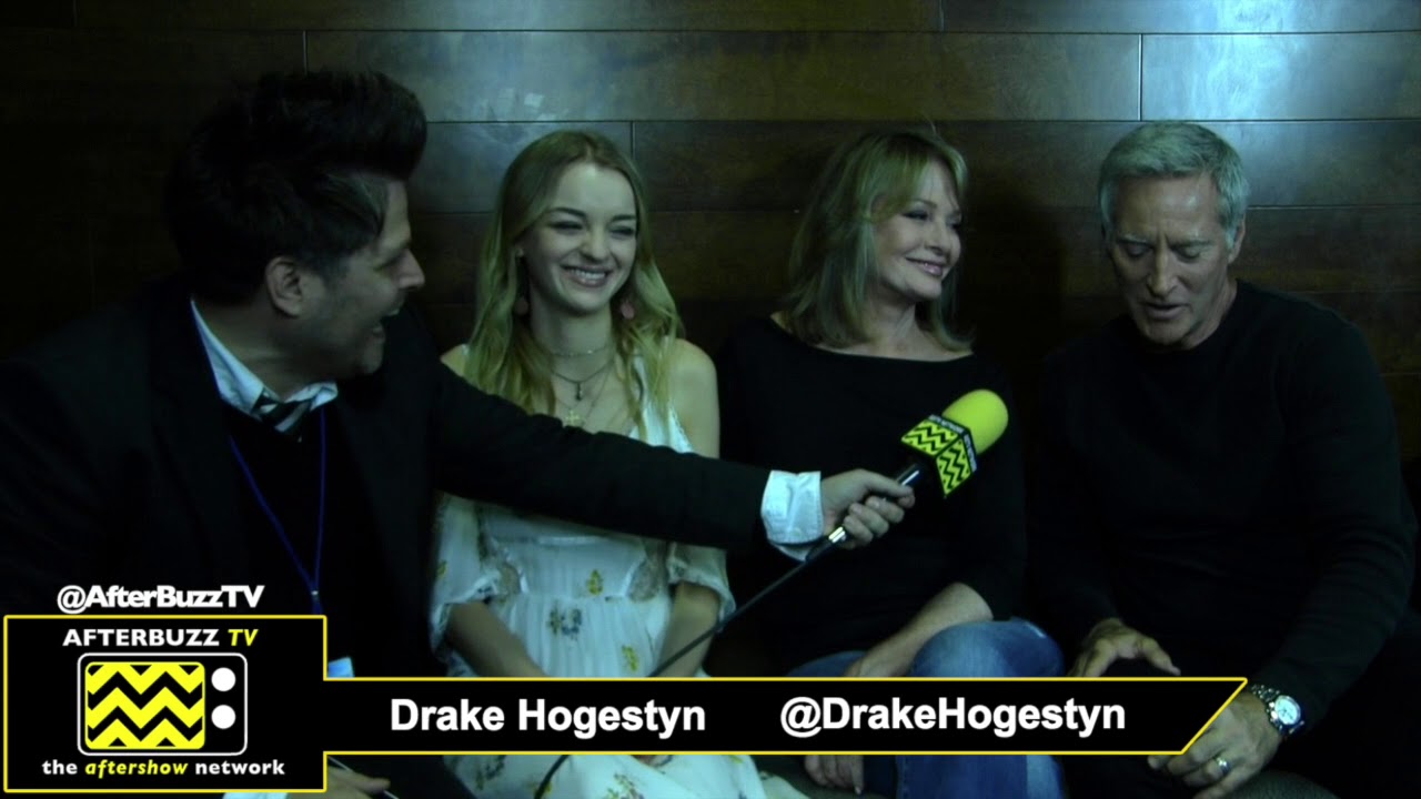 Mark J Freeman talks w/Olivia Keegan, Deidre Hall, & Drake Hogestyn at 