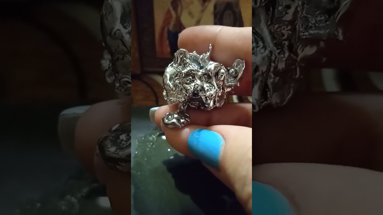 отливка на свинец. чистка.