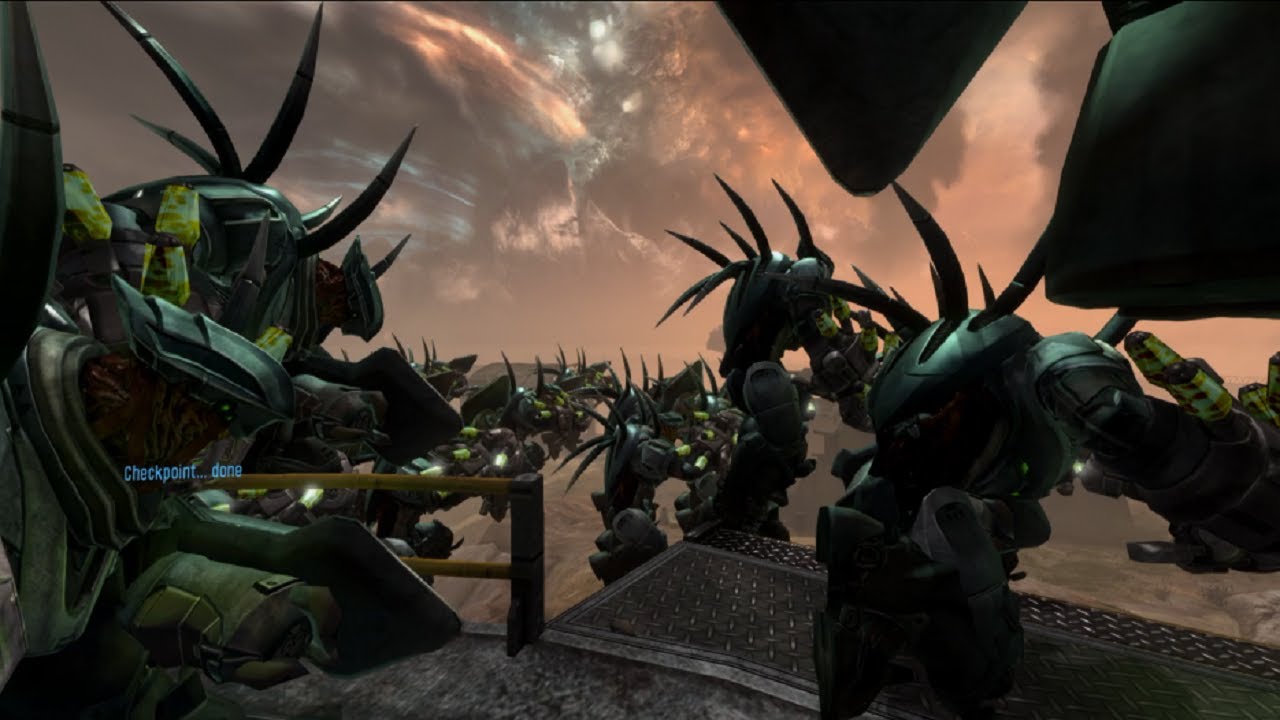 100 HUNTERS vs Lone Wolf - Ai Battle [Halo Reach MCC]