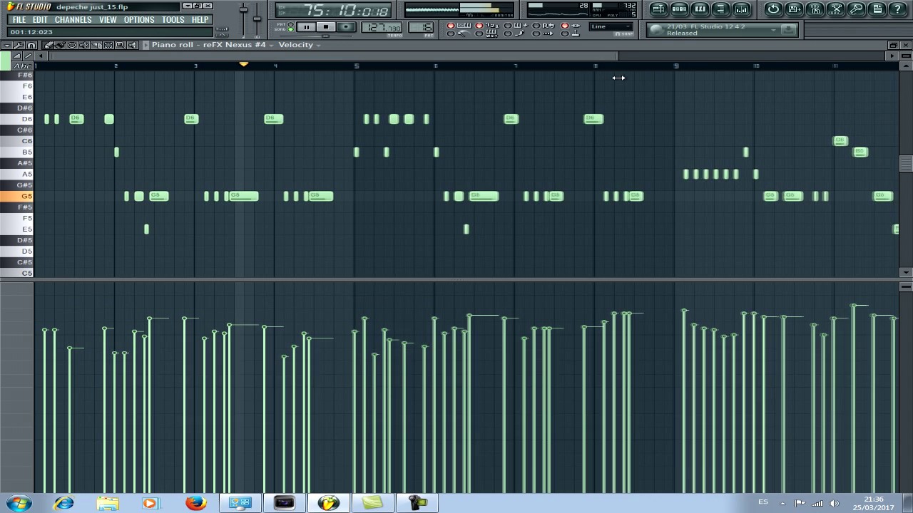 Depeche Mode - Just Can't Get Enough - (remake - Fl Studio)