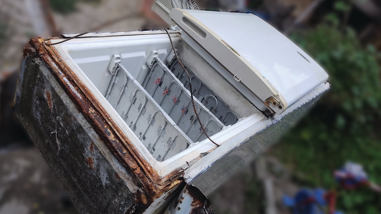 Tear Down a Refrigerator | How to earn more money or reuse a damaged Refrigerator
