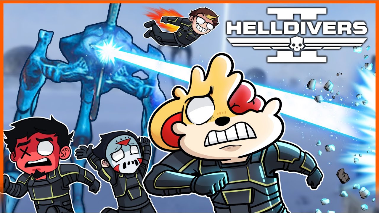 DEMOCRACY NEEDS OUR HELP AGAINST A *NEW* ALIEN THREAT!?!?! [HELLDIVERS 2] w/Cartoonz, Delirious,Kyle