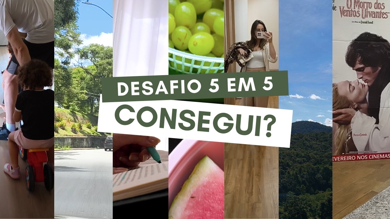 Tentei ler 5 LIVROS EM 5 DIAS e esse foi o resultado... | Desafio 5 em 5