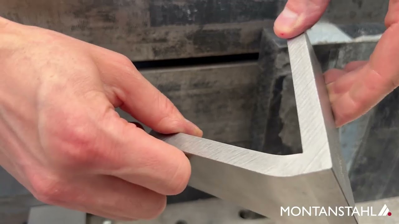 Crash test of laser welded + cold drawn Montanstahl steel profiles