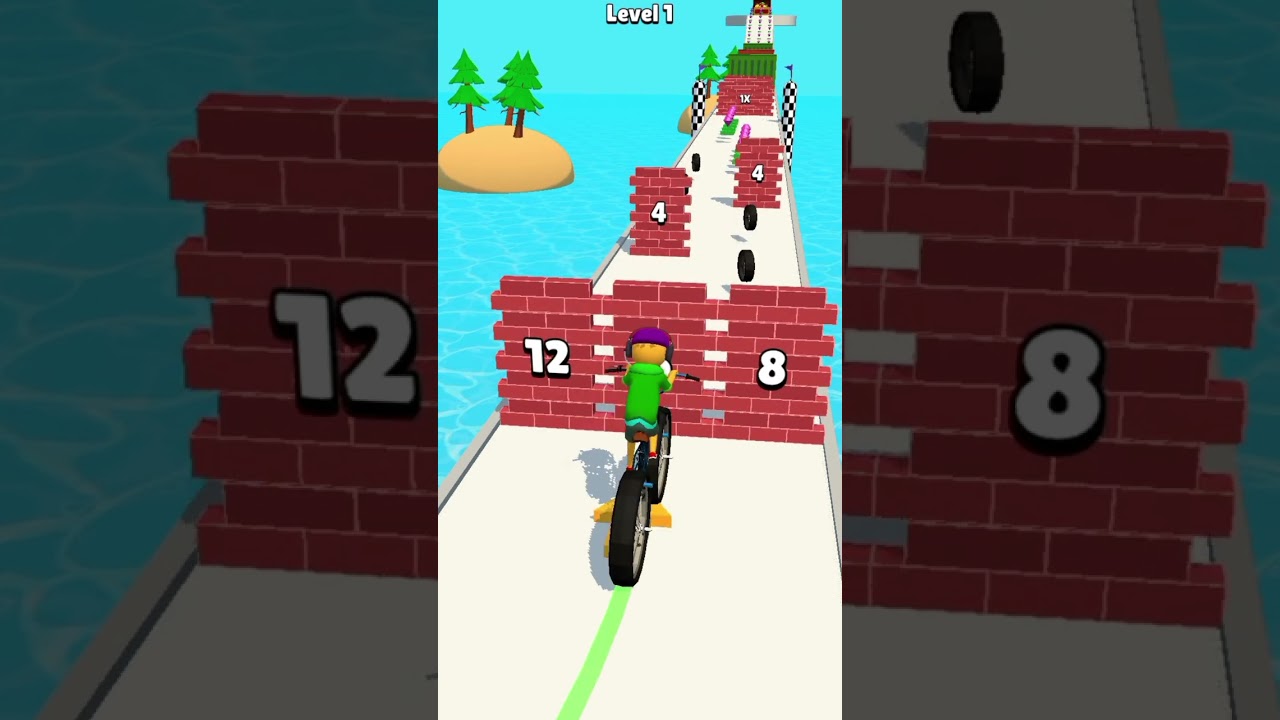 Big Bike Game for Kids 🏍️ | Colorful Roads & Fun Riding 😄
