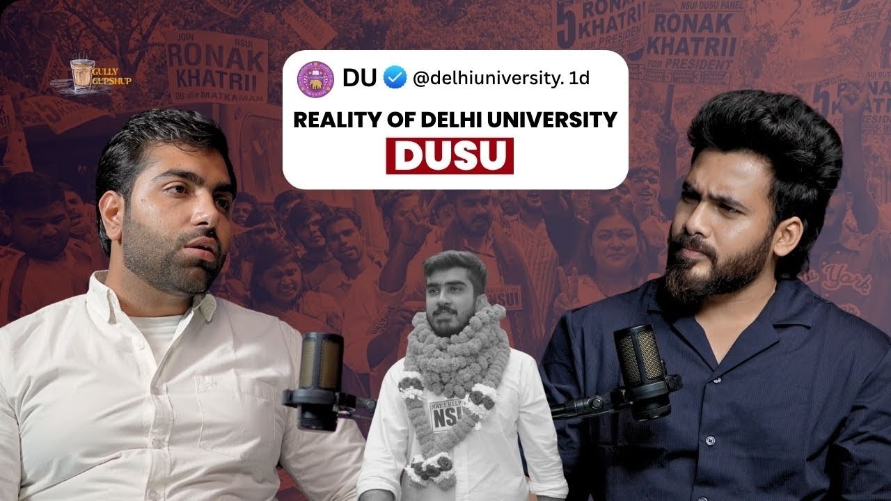 ABVP vs NSUI | Rishab Choudhary Podcast on DU Student Politics & Ronak Khatri