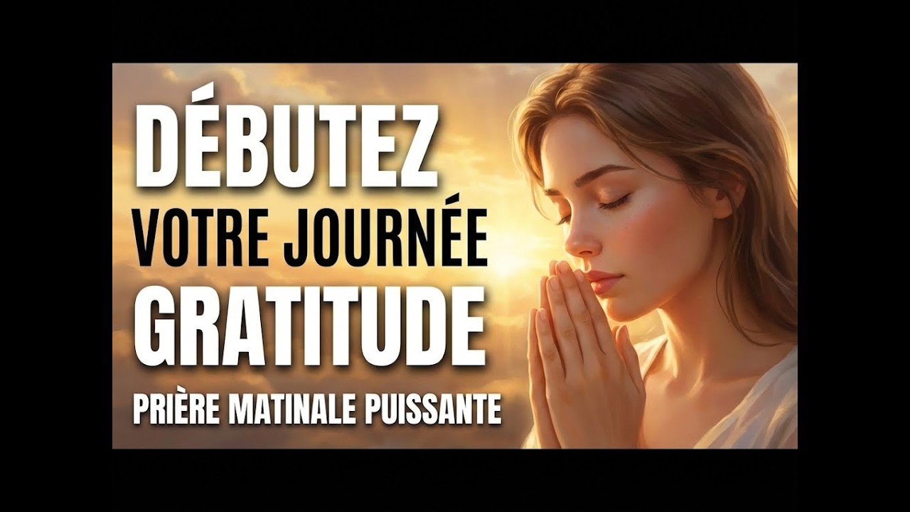 Commencez Votre Jour Avec Gratitude ; Priez Dieu Avant de Commencer Votre Jour,Prière du Matin