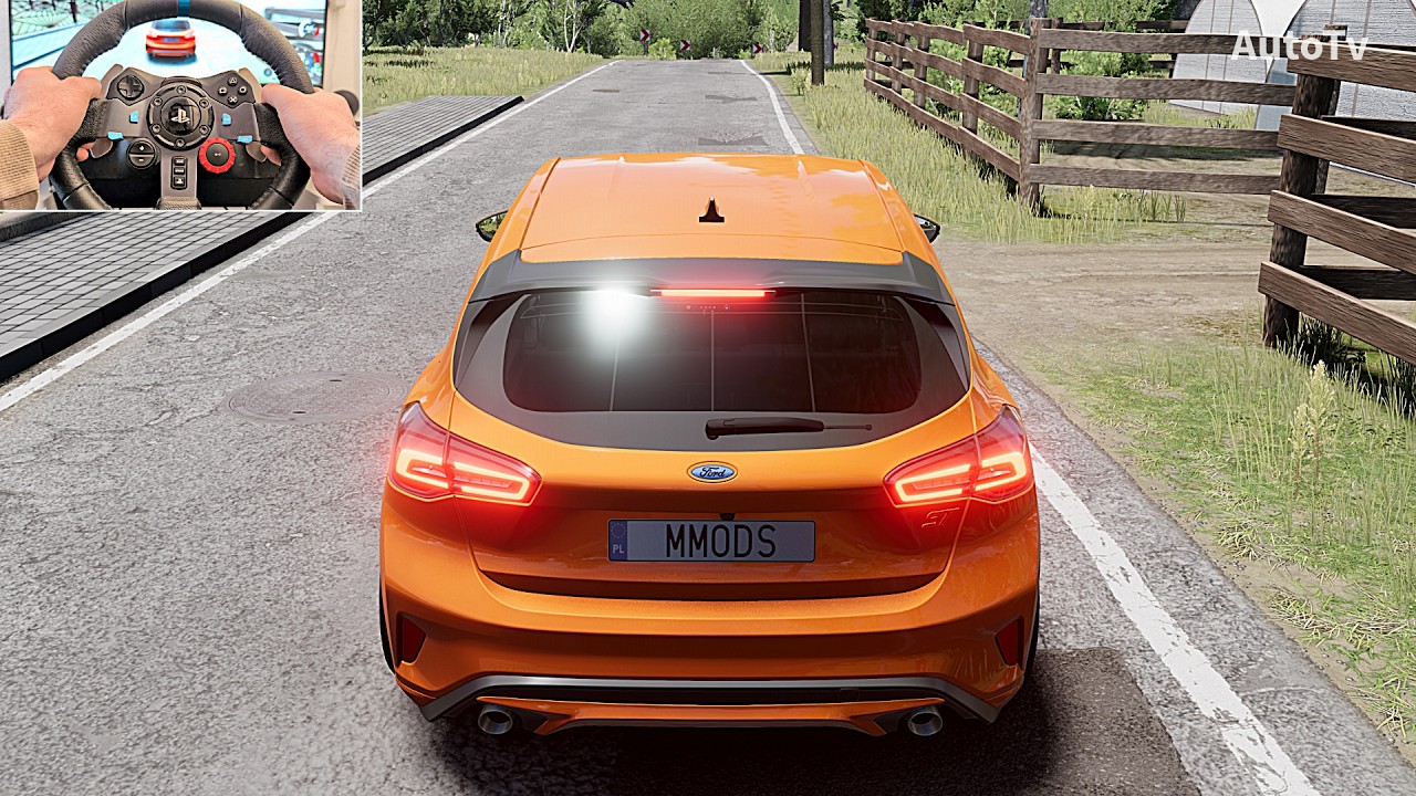 2022 Ford Focus ST - BeamNG Drive Gameplay & Crash Test | Logitech G29
