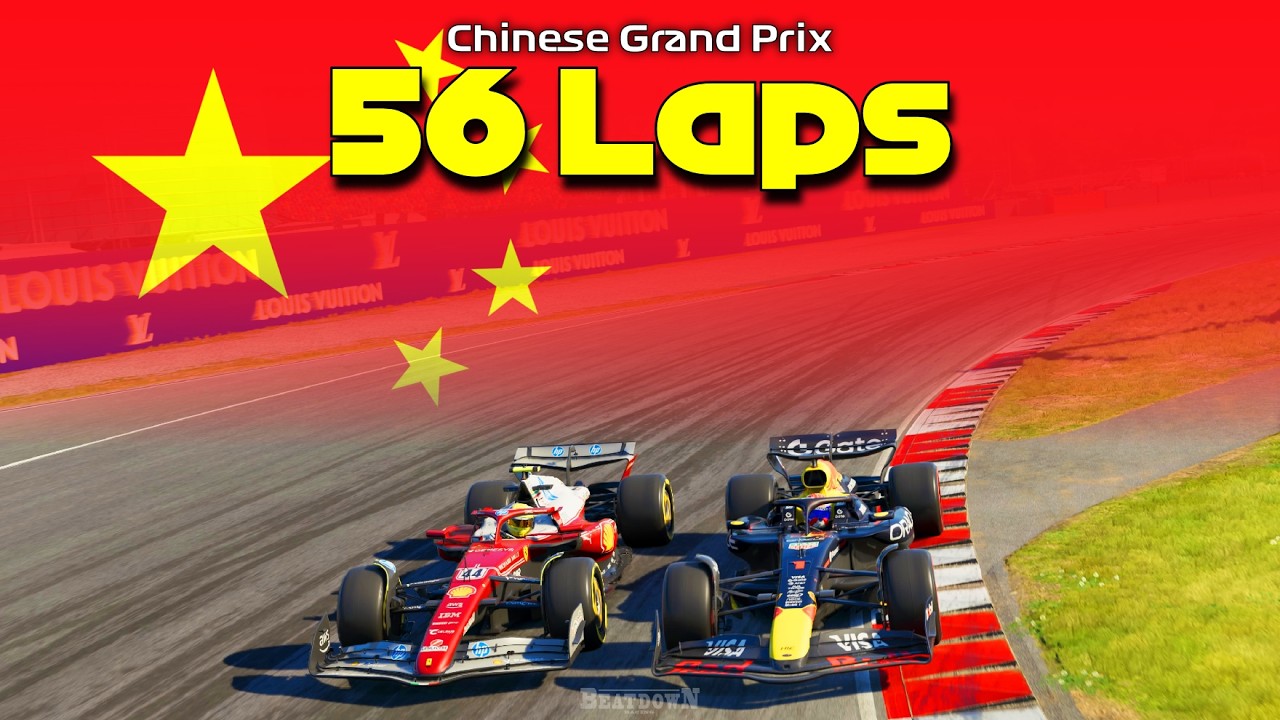 F1 25 - 100% Race China w/ Hamilton | #ChineseGP 🇨🇳