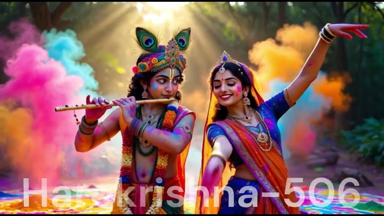 ब्रज में होली धूम | राधा कृष्ण प्रेम रंग | Holi Bhakti Geet 🌸🎨
