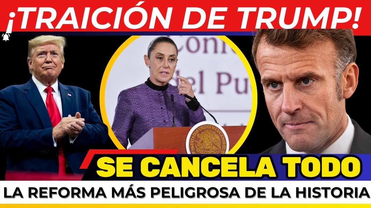 ¡TENSIÓN INTERNACIONAL! Trump exhibe chats PRIVADOS. Sheinbaum EN ALERTA. Se cae REFORMA ELECTORAL