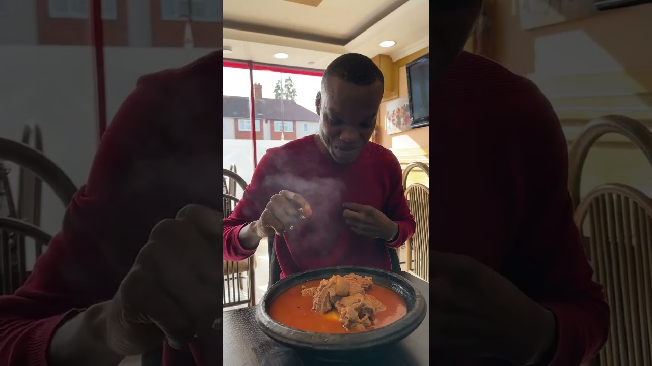 Mouthwatering fufuo with light soup in London!
