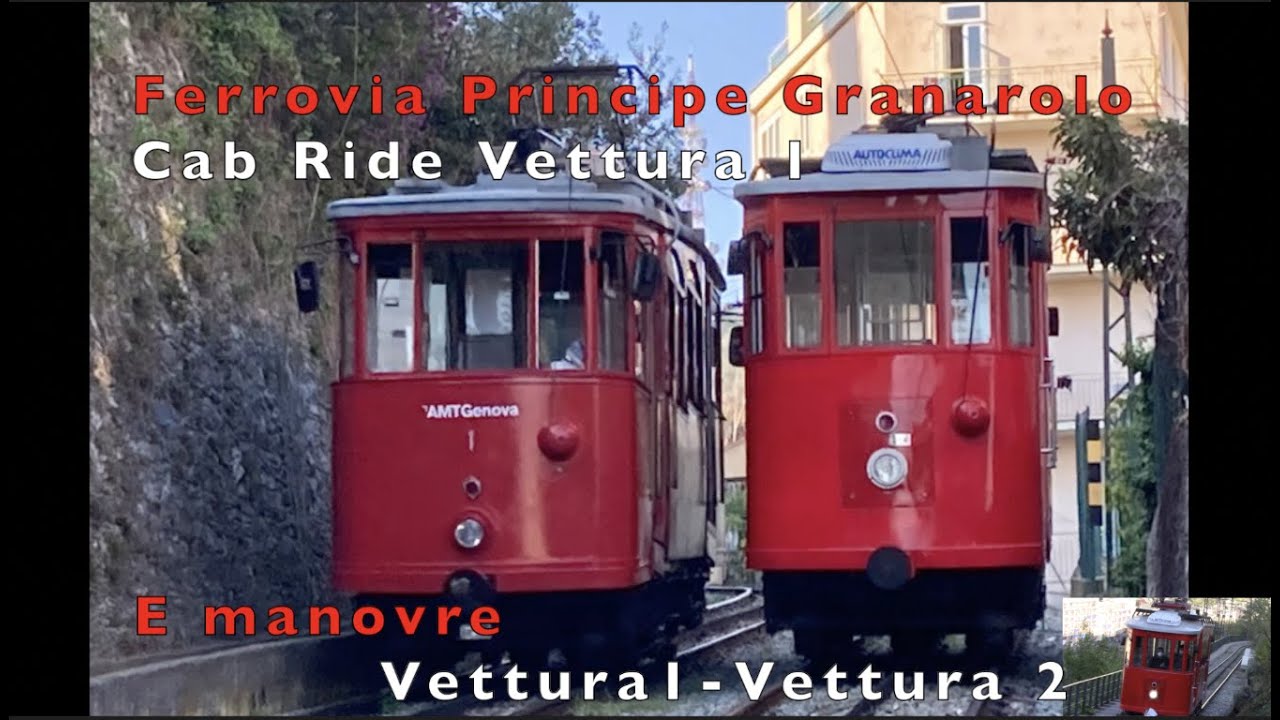 Ferrovia a Cremagliera Principe Granarolo-Cab ride Vettura 1 + Prove vettura 1 e Vettura 2