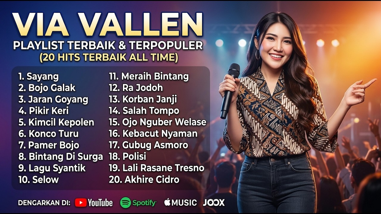 Kumpulan Lagu Dangdut Via Valen Full Album Terbaru 2026 Nonstop Hits Paling Enak Didengar