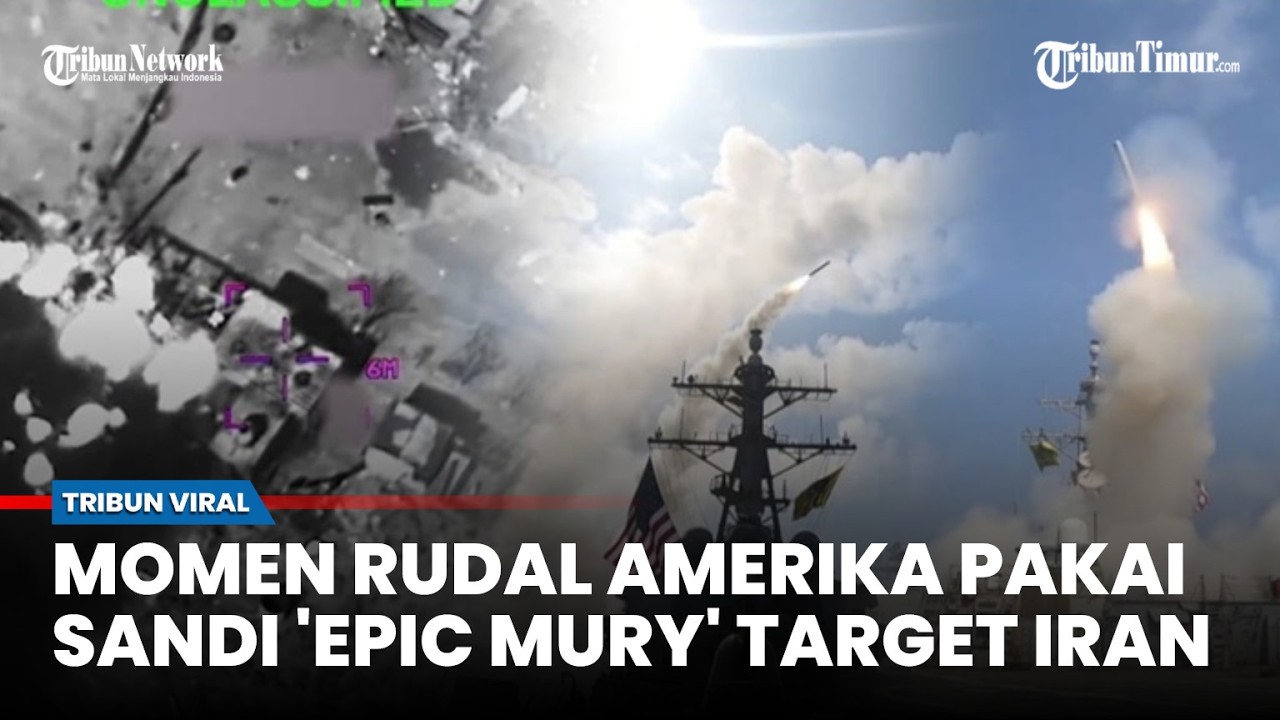 Detik-Detik Rudal AS Hantam Iran! Operasi “Epic Fury” Targetkan Basis IRGC