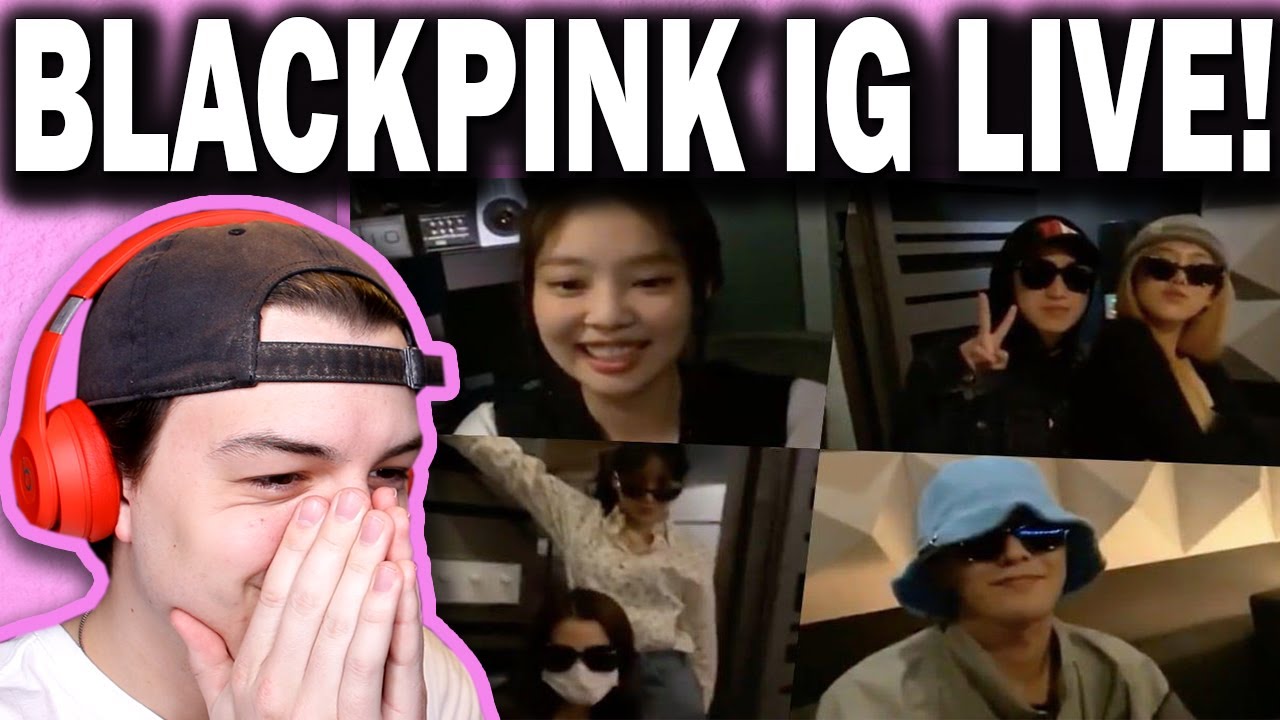 BLACKPINK IG Live In The Studio REACTION!