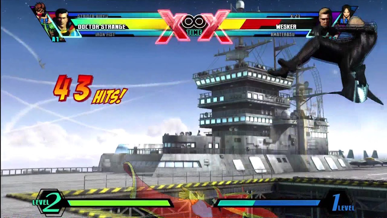 UMVC3 Dr  Strange TAC all directions