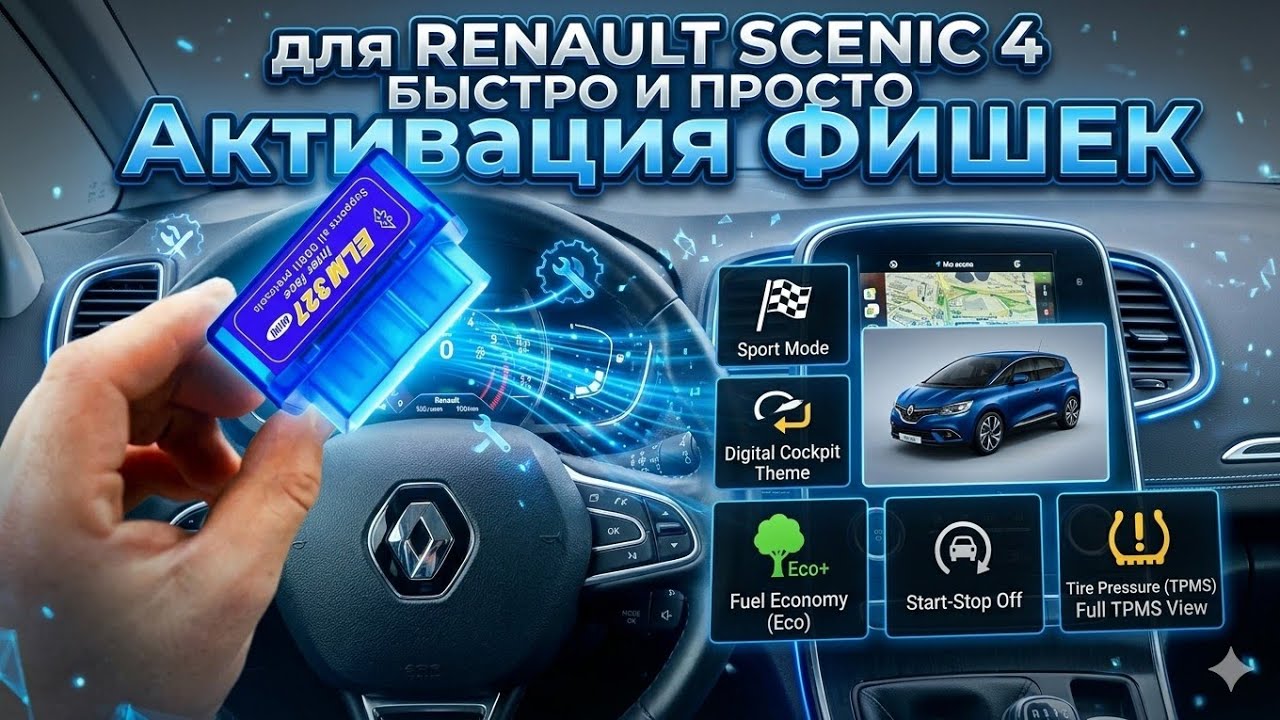 Активация фишек Renault