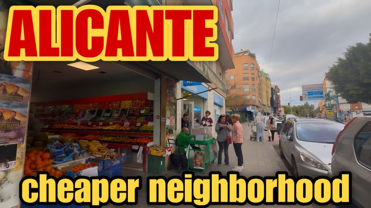 ALICANTE. Spain - CHEAPER Residential Neighborhood! 🏡🌴
