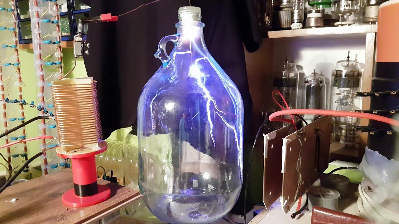 HF Plasma in the argon bottle at the 11MHz