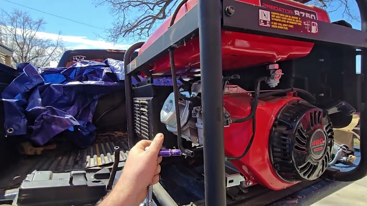 Predator generator tri fuel conversion, propane, gas, LNG