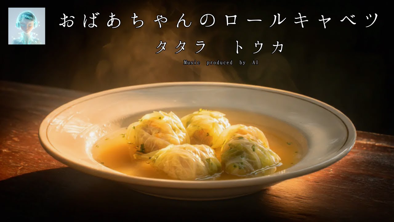 【特別枠】誰の心にもある「忘れられない味」の記憶『おばあちゃんのロールキャベツ』｜ノスタルジー【日本語歌詞付き】