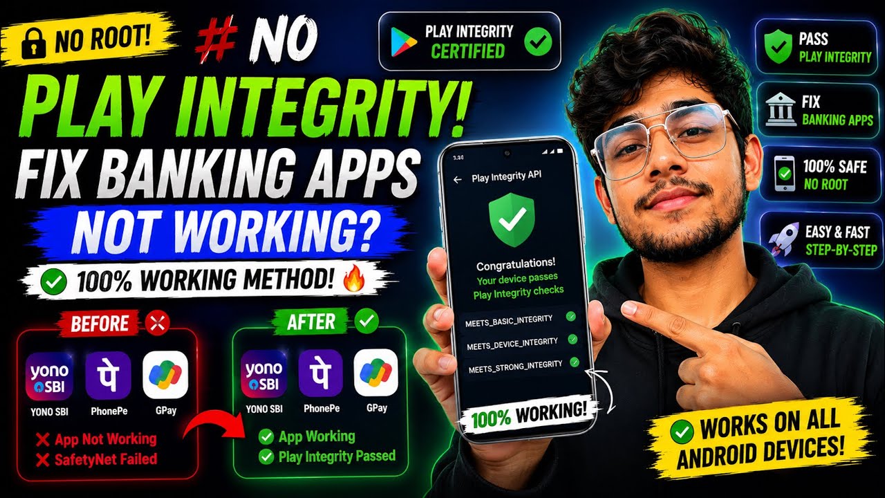Fix Banking Apps & Pass Play Integrity &mdash; No Root! 🤯