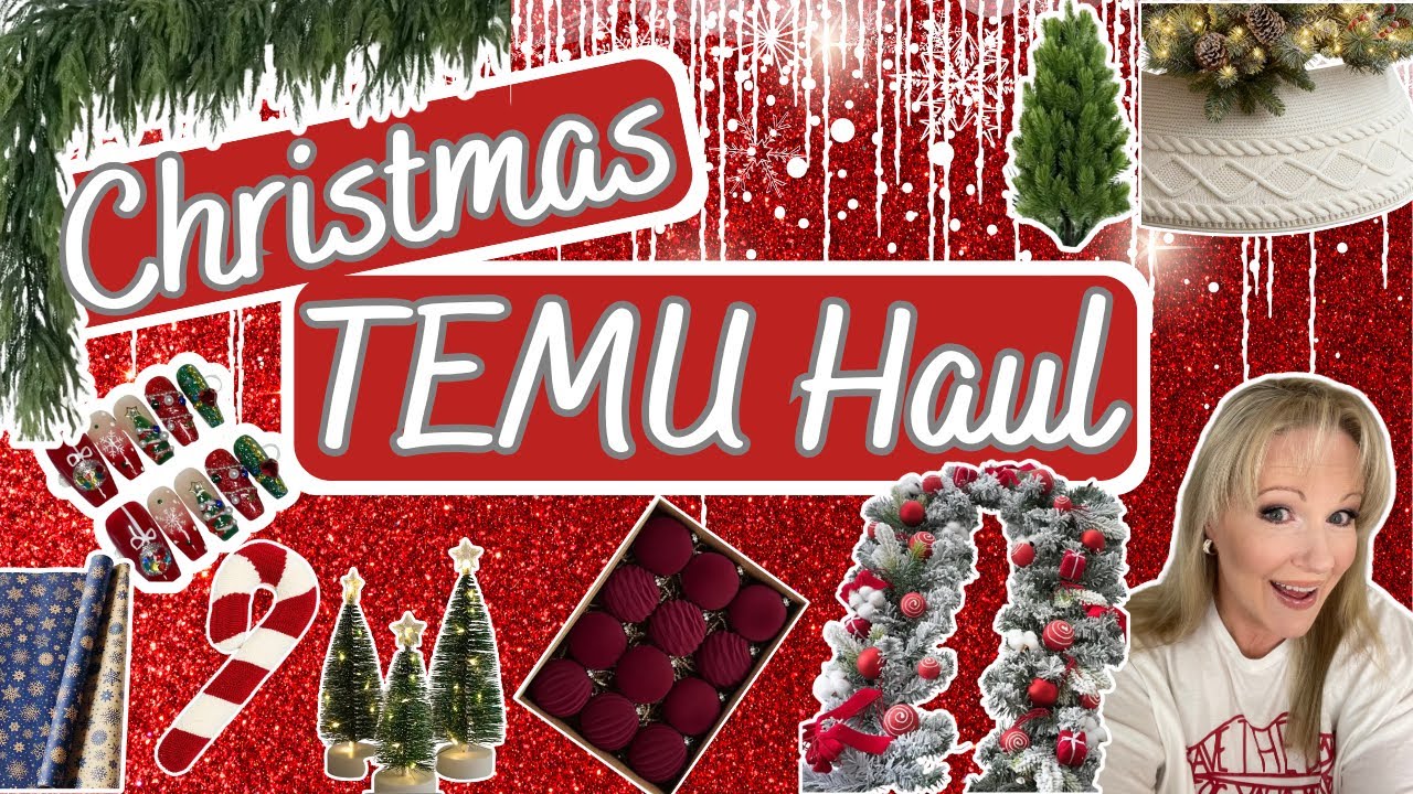 РОЖДЕСТВЕНСКИЕ ПРЕДМЕТЫ TEMU HAUL 2025 Я БЫЛА В ШОКЕ!!!!