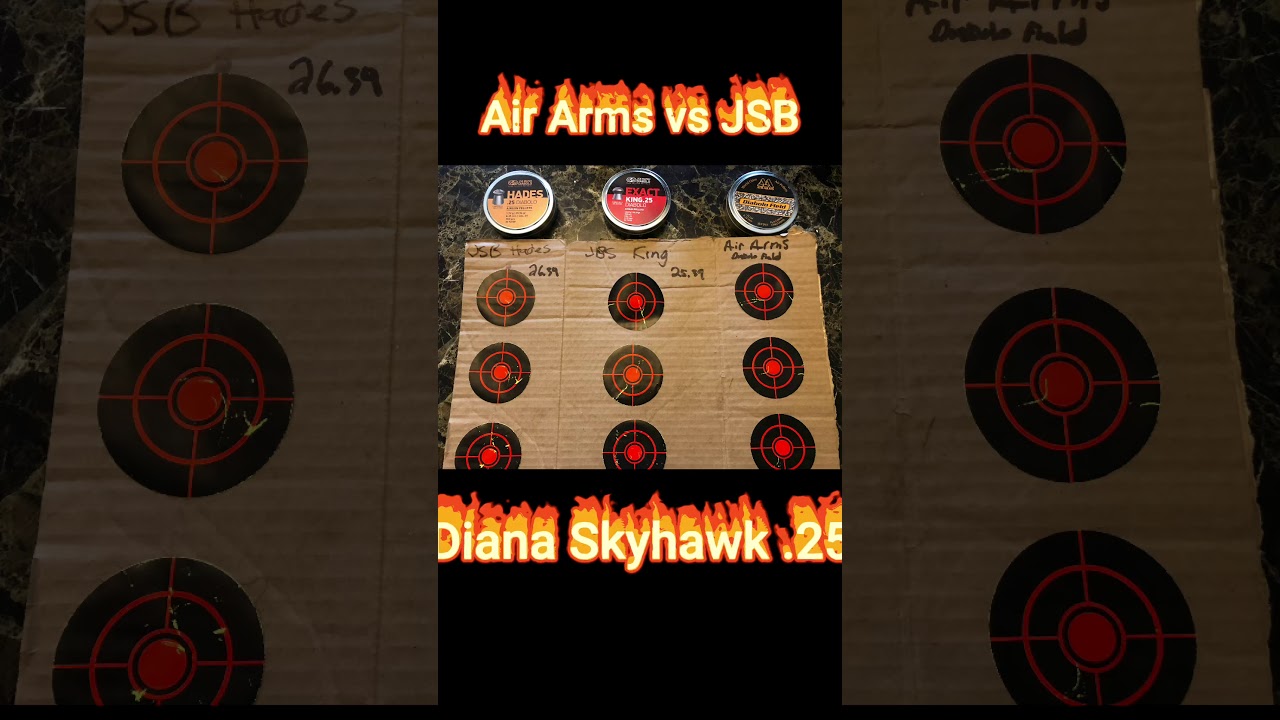 JSB vs AIR ARMS Diana Skyhawk .25