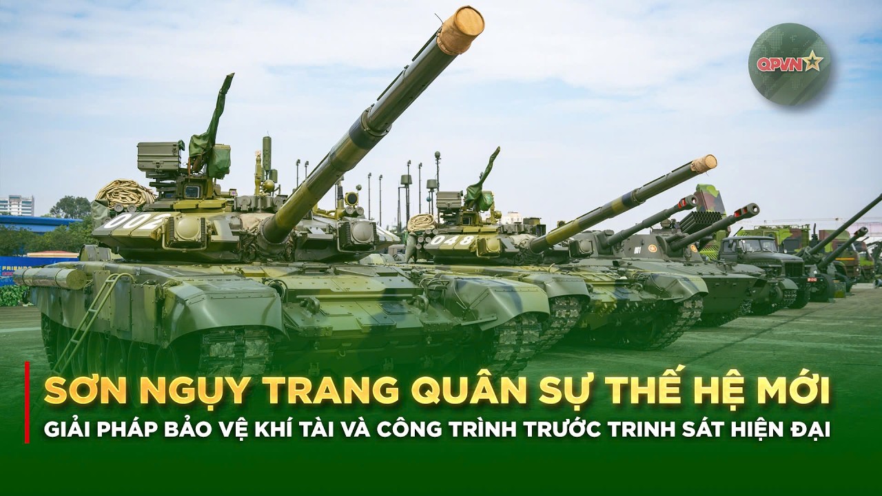 Sơn Ngụy Trang Quân Sự Thế Hệ Mới: Giải Pháp Bảo Vệ Khí Tài Và Công Trình Trước Trinh Sát Hiện Đại
