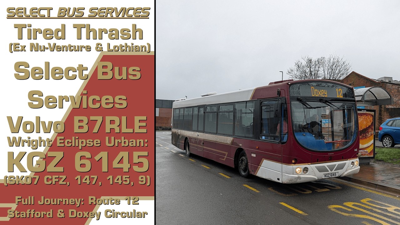 (Tired Thrash) Select Bus Services Volvo B7RLE Wright Eclipse Urban: KGZ 6145