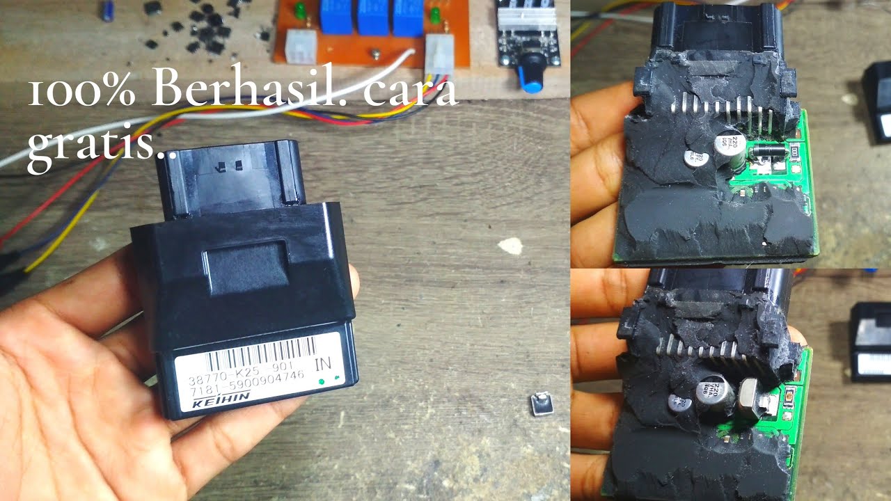 CARA SERVICE ECU MOTOR🏍️- part I tutorial perbaiki ecu sendiri 🆕