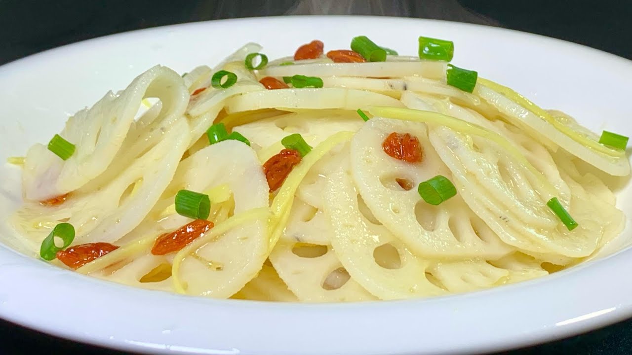 夏天要多吃蓮藕，教你清炒蓮藕的家常做法，鮮香脆爽，開胃又下飯 【一畫美食】#蓮藕 #清炒蓮藕 #蓮藕做法