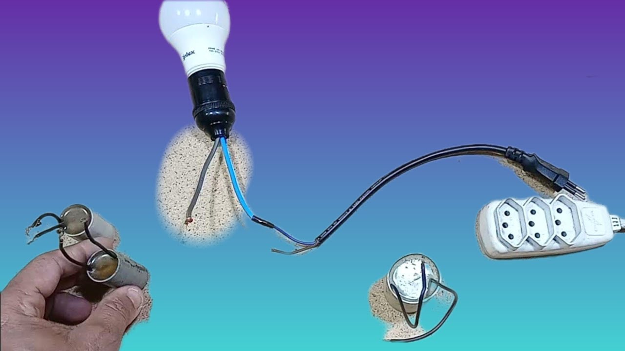Como testar capacitores de ventilador de teto ou exaustor usando uma lâmpada