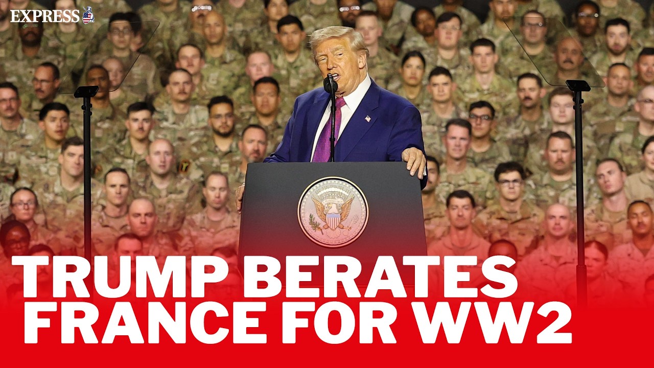 Trump LAYS INTO France in explosive WW2 rant - 'AMERICA won the war'