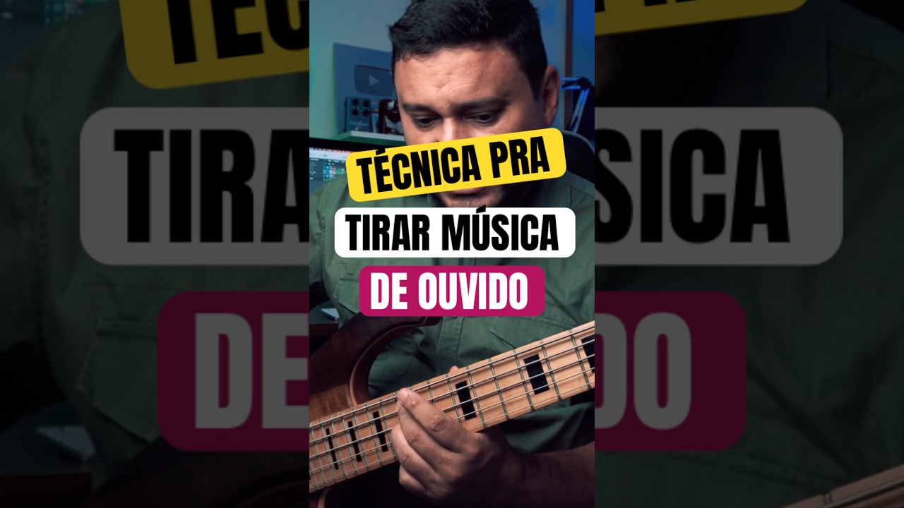 Fa&ccedil;o assim pra Tirar M&uacute;sica de Ouvido #auladebaixo #tocardeouvido
