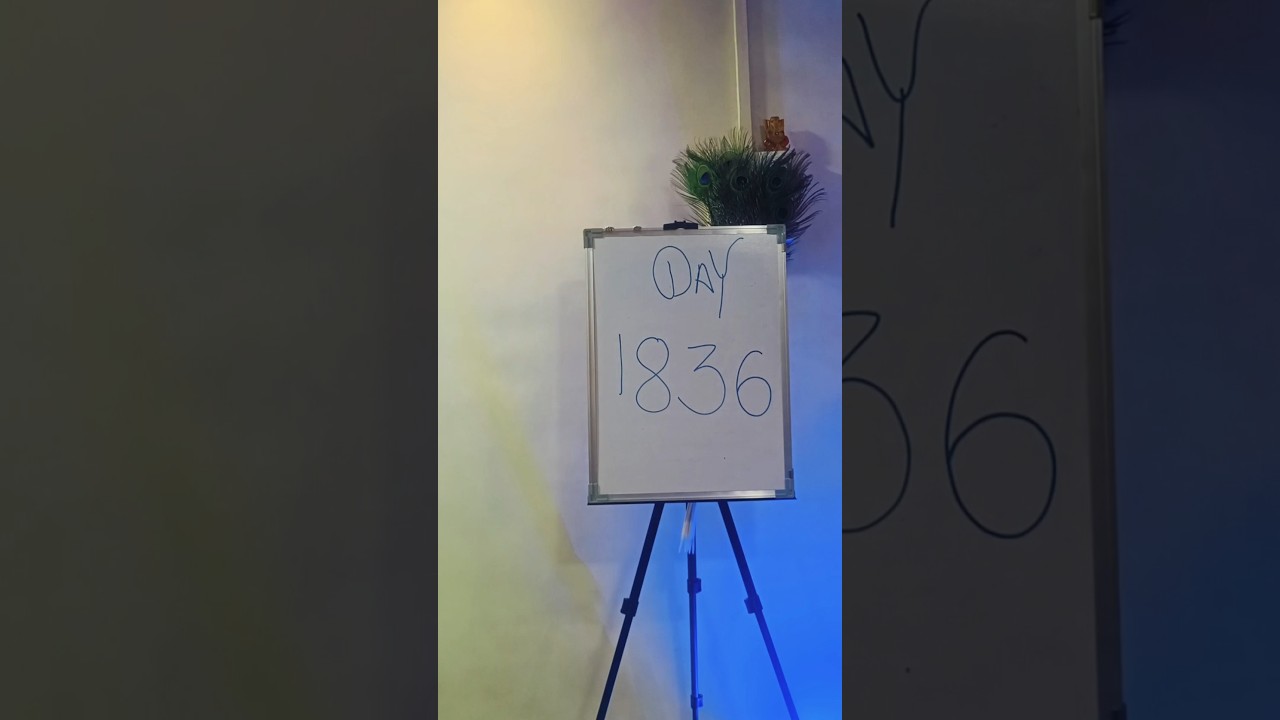 Today: DAY 1836 🔁🎯#onmissionnnn#ReverseCounting #BuiltInSilence #MissionMode  #ConsistencyMatters