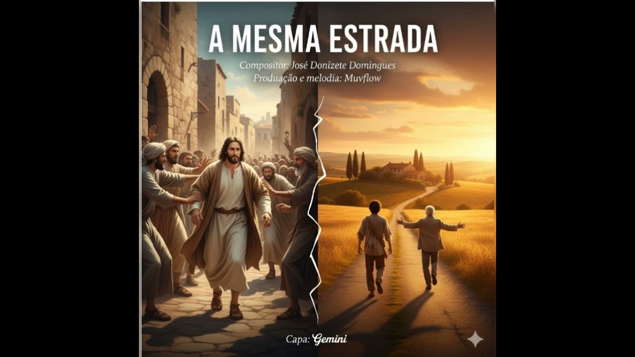 A Mesma estrada / Compositor José Donizete Domingues / produção e melodia Muvflow/ Capa Gemini 