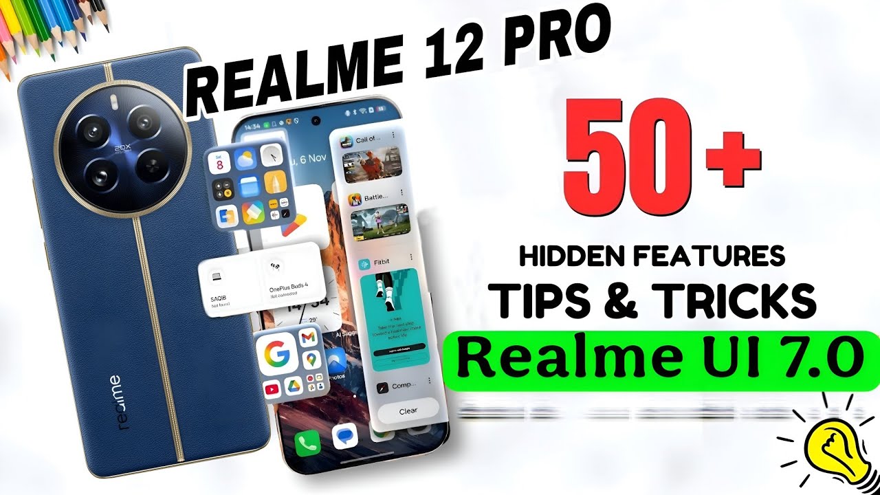Realme 12 Pro Realme UI 7.0 with Android 16 Update - Big Changes 50+ New & Hidden Features Explained