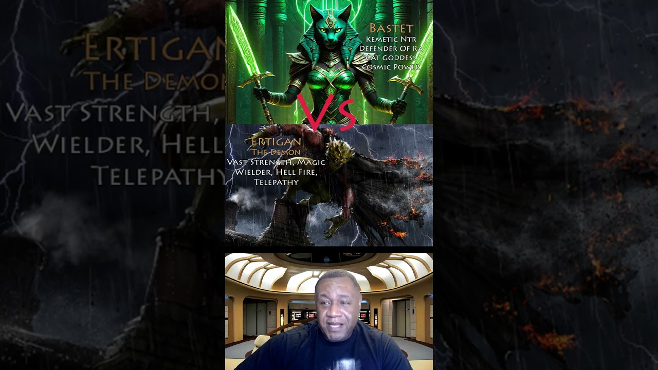 Bastet Kmt Ntr Vs Etrigan the Demon #Goddess #kemet #vs #Demon #Hellfire #DC #DCComics #constantine