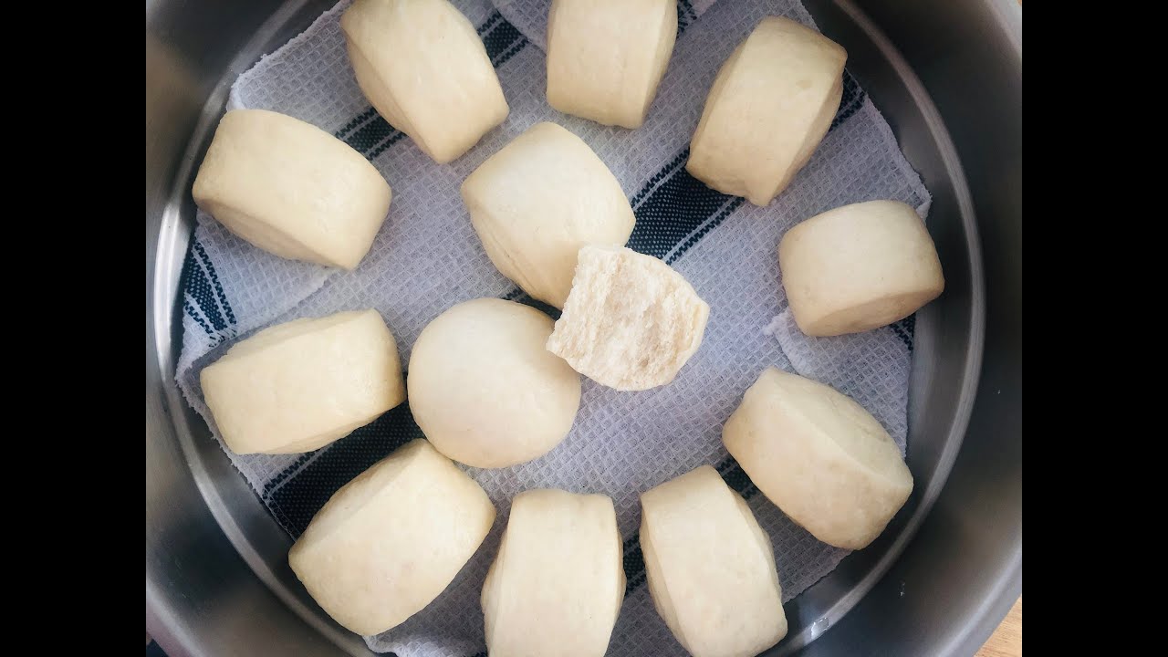 Chinese：不长毛，不发霉、不发酸，最简单的酒酿制作和一次发酵而成的酒酿刀切馒头 Chinese traditional fermented rice and  steam buns